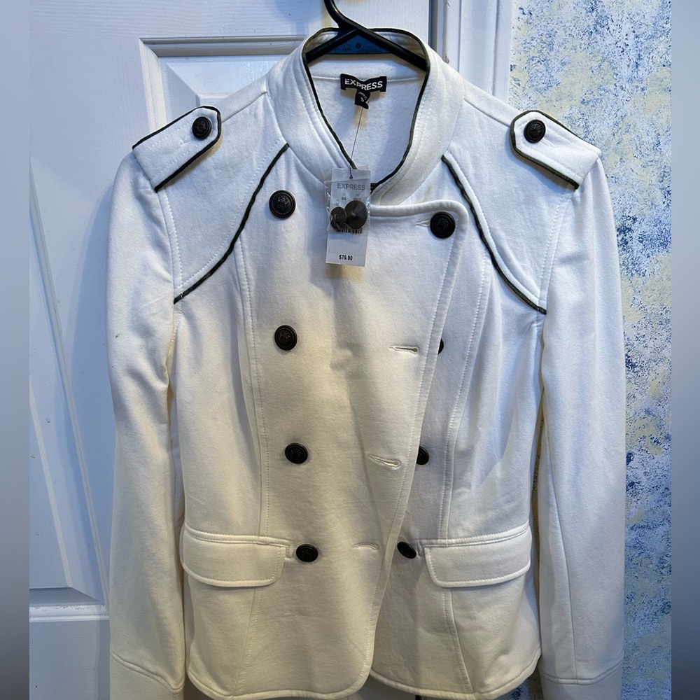 Express military style sweatshirt